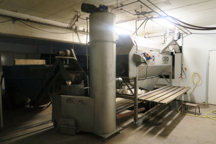 5158 PPM Karborund Schälmaschine 3 M / oder Komplettlinie