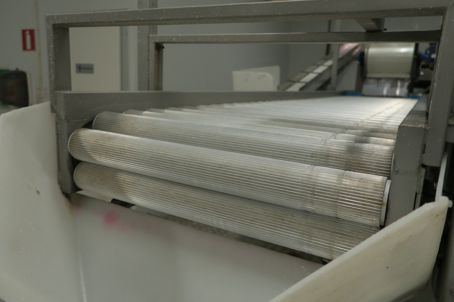 5158 PPM Karborund Schälmaschine 3 M / oder Komplettlinie