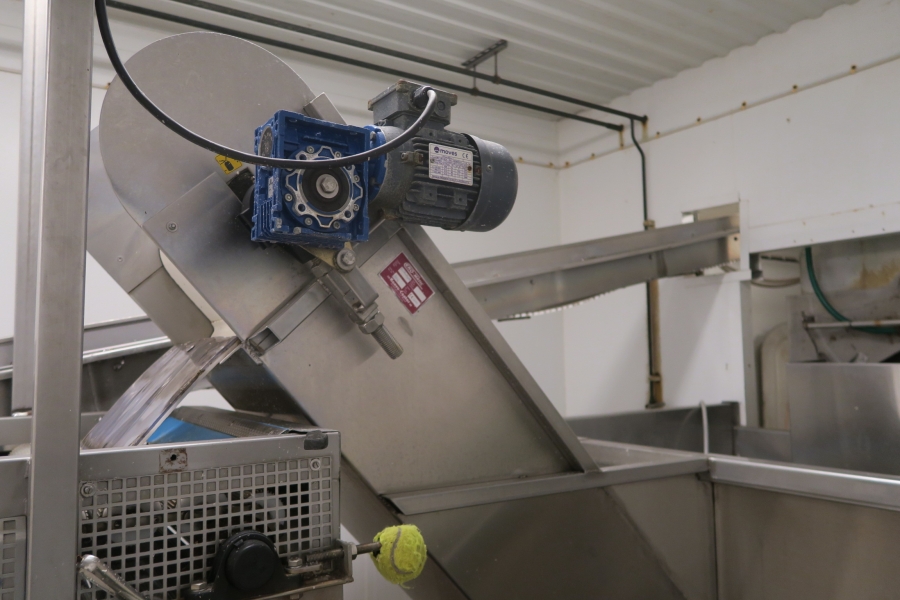 5158 PPM Karborund Schälmaschine 3 M / oder Komplettlinie