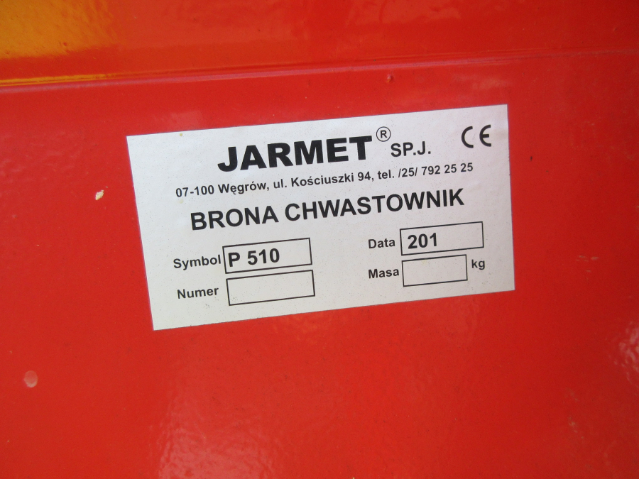 5207 Jarmet Hackstriegel 9 m. 