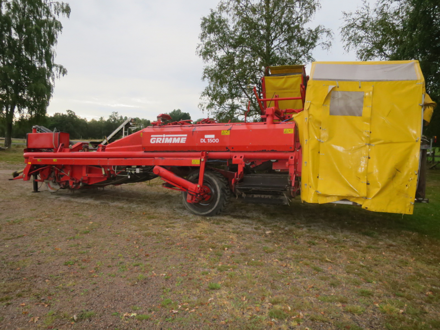 5314 Grimme DL1500 Kartoffelroder 2 Reihe
