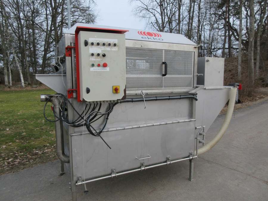 5342 EKKO EM1315 potato washer 1,5 m drum