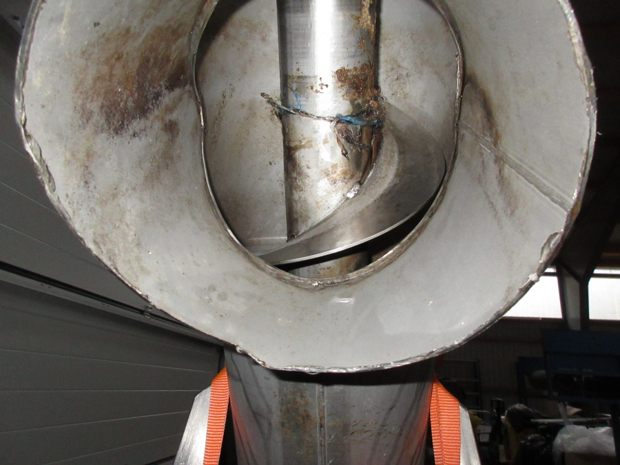 5358 Ekomatic stainless steel screw conveyor