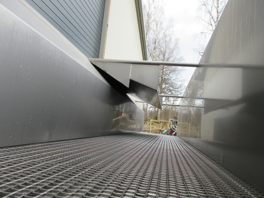 5421 Heat and control conveyor belt 2800x600 mm STAINLESS STEEL