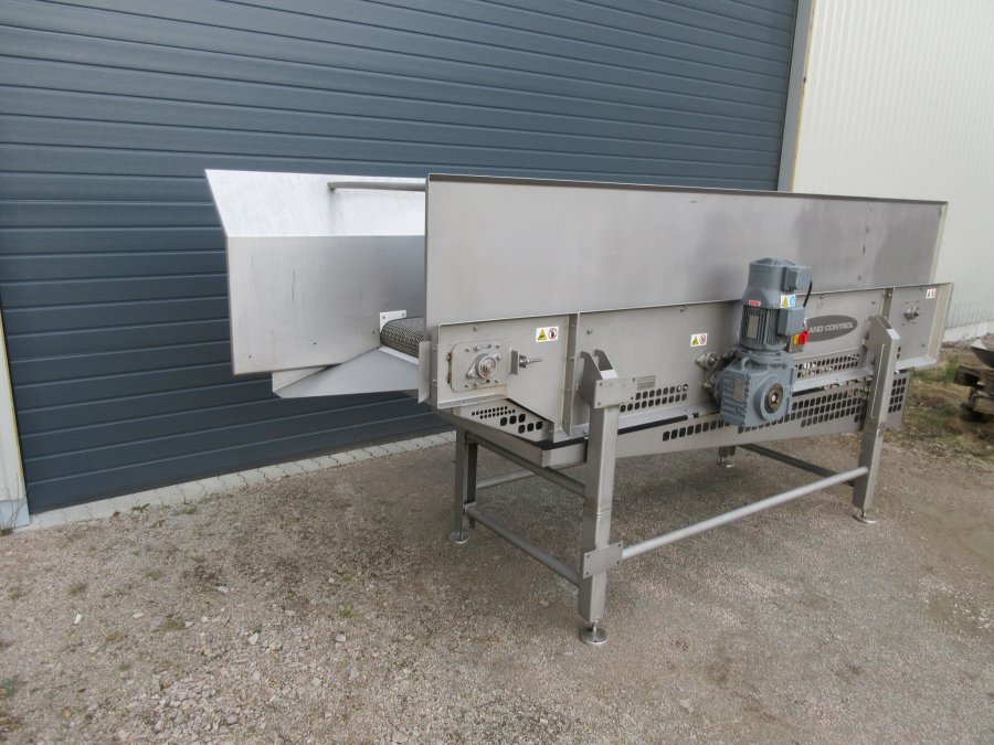 5421 Heat and control conveyor belt 2800x600 mm STAINLESS STEEL