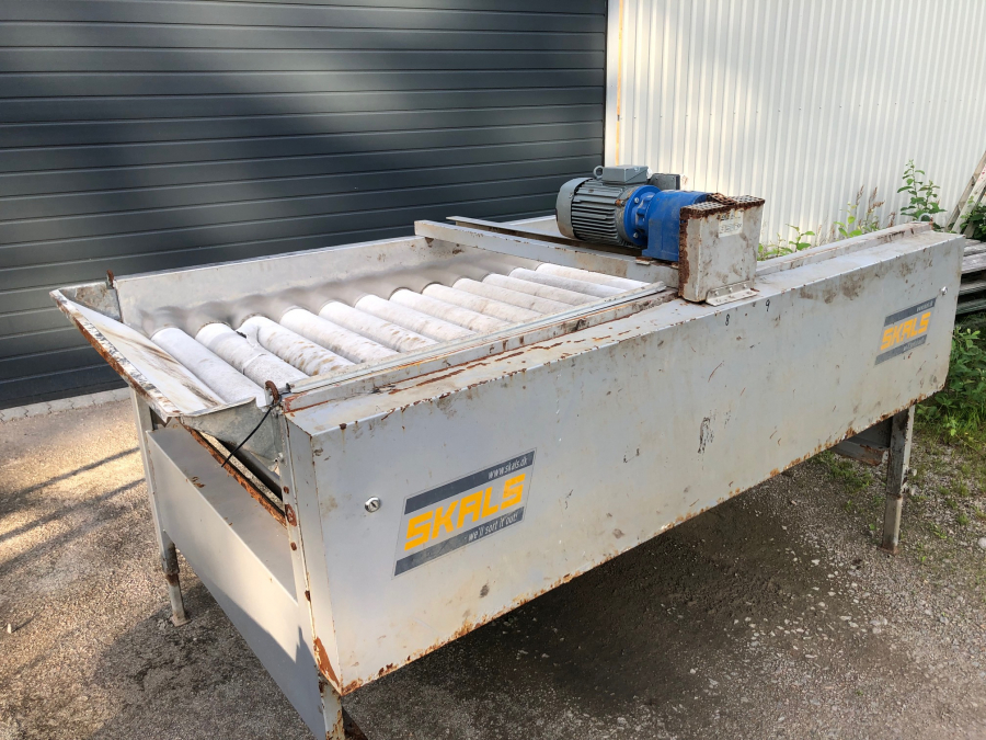 5449 Skals felt drier table 16 roller 1,2m wide
