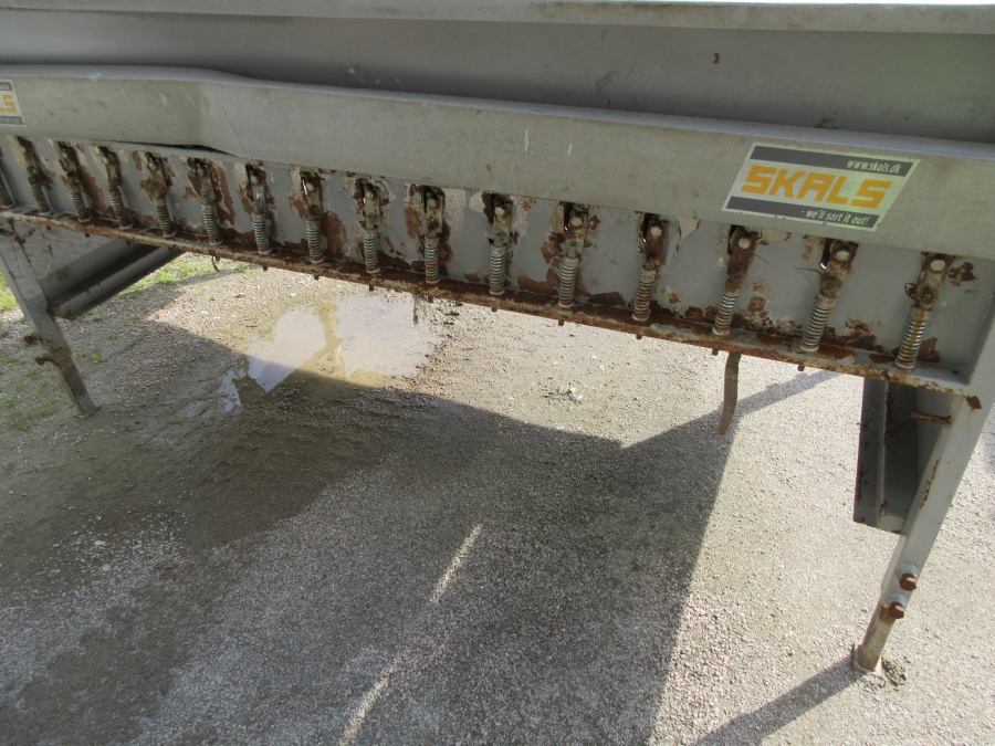 5449 Skals felt drier table 16 roller 1,2m wide