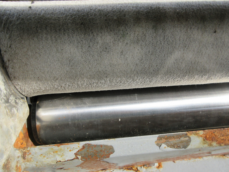 5449 Skals felt drier table 16 roller 1,2m wide