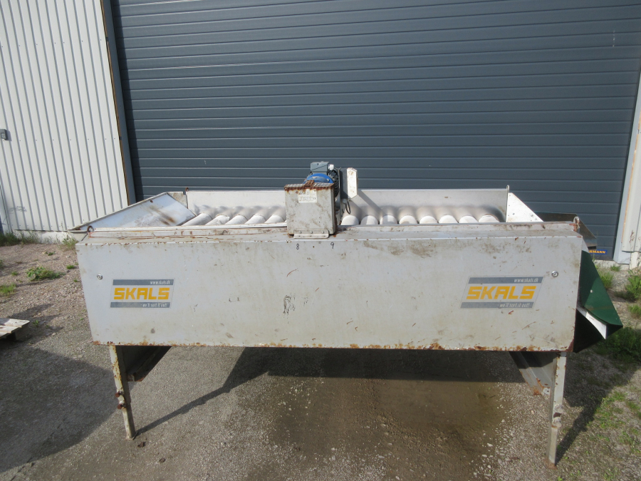 5449 Skals felt drier table 16 roller 1,2m wide