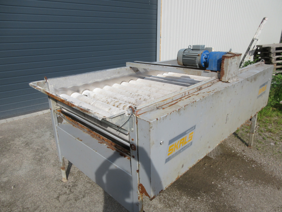 5449 Skals felt drier table 16 roller 1,2m wide