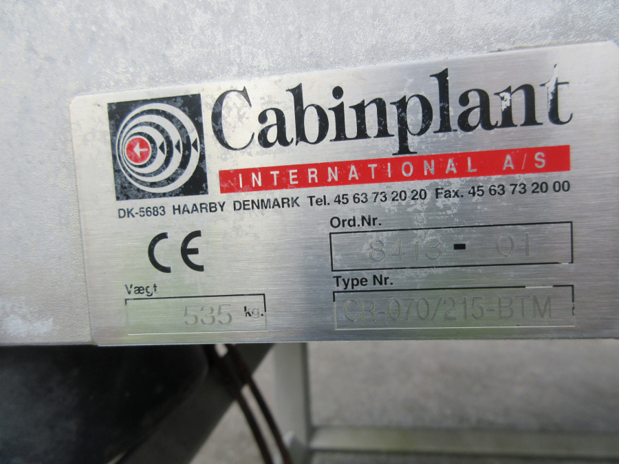 5471 Cabinplant vibratory feeder