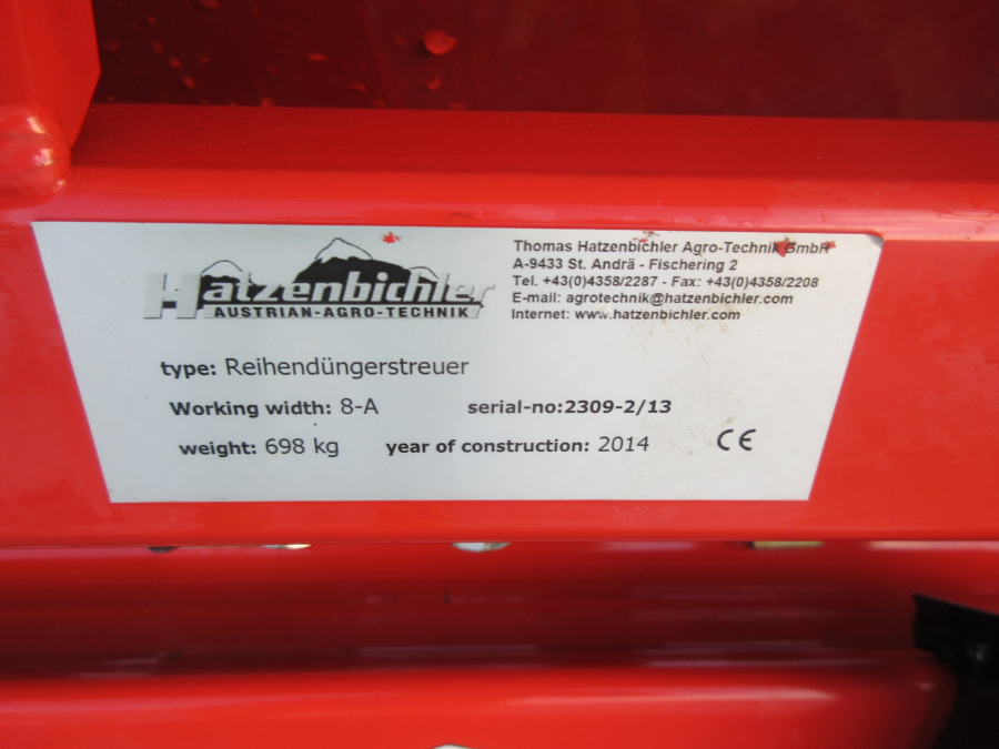 5559 Hatzenbichler Hackgerät mit Düngerstreuer