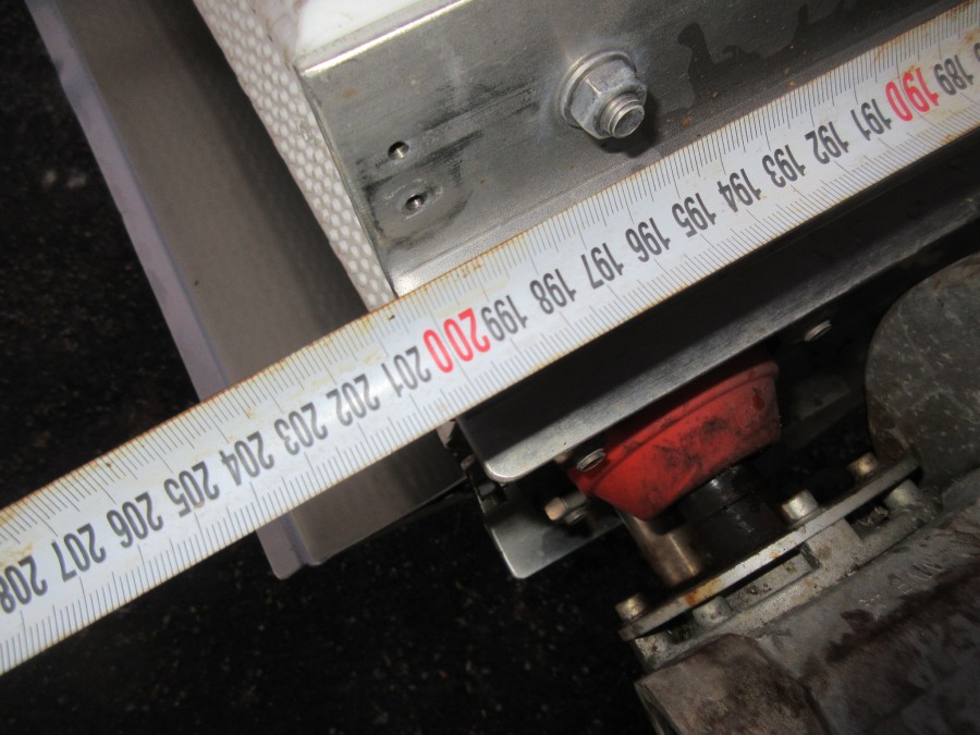 5568 Conveyor belt 2000x800 mm Stainless steel