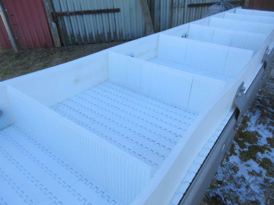 5598 Elevator 4000x350 mm Stainless steel