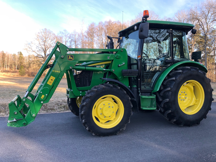 5619 John Deere 5075E Schlepper Traktor mit Frontlader