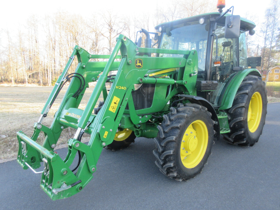 5619 John Deere 5075E Schlepper Traktor mit Frontlader