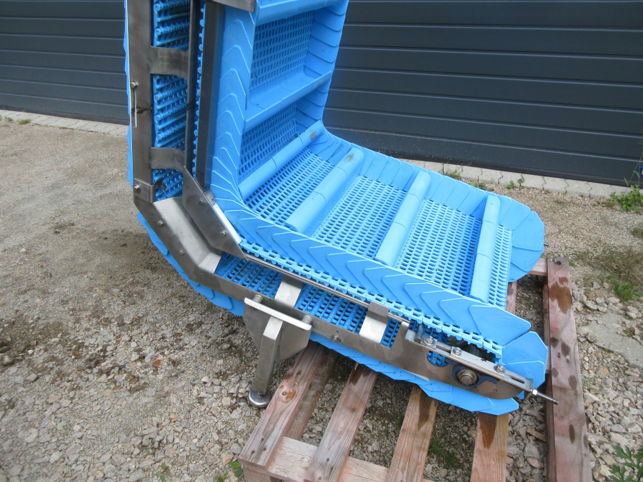 5682 Vertikal Elevator Förderband Edelstahl