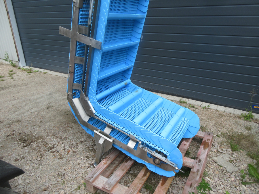 5682 Vertikal Elevator Förderband Edelstahl
