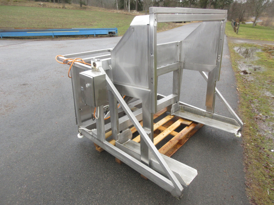 5791 Boxturner hydraulic stationary STAINLESS STEEL