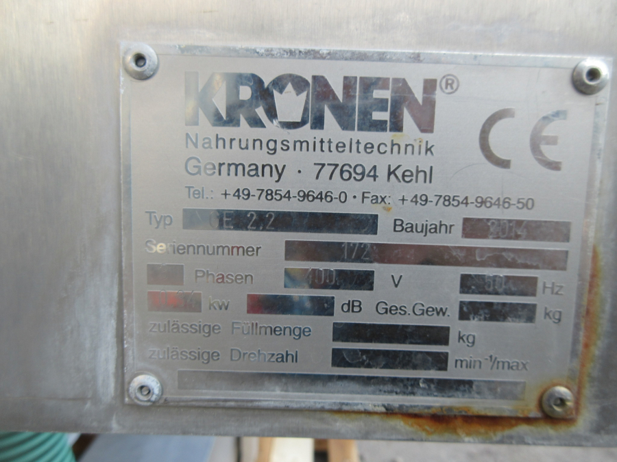 5820 Kronen lettuce washer baby leaf washer