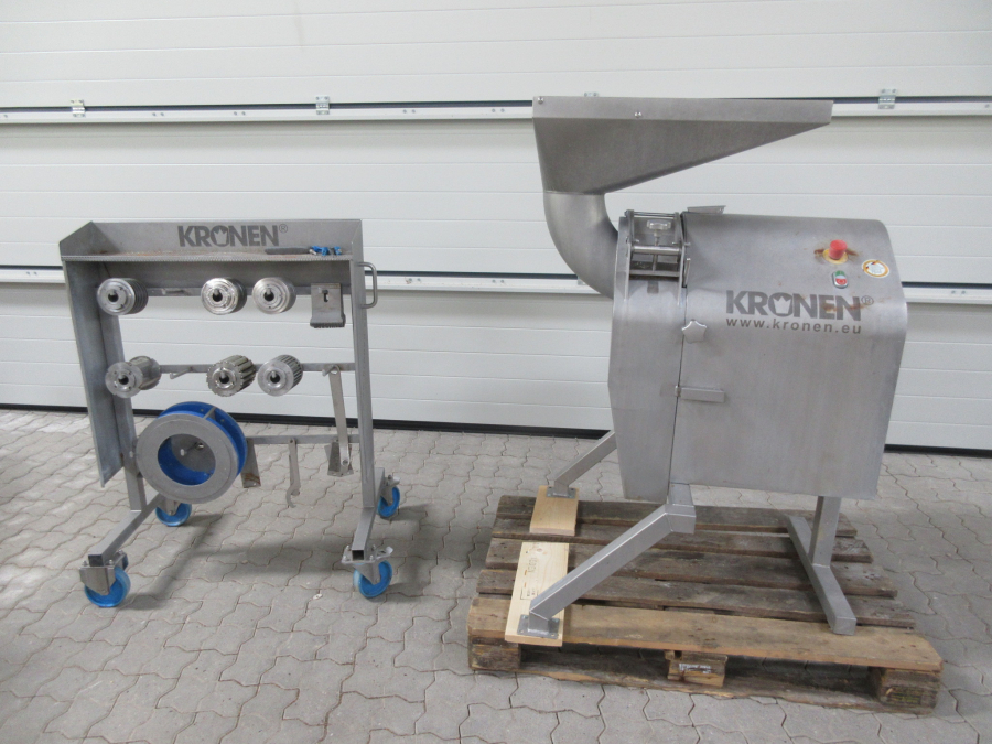 5856 Kronen KUJ cube, strip & slice cutting machine