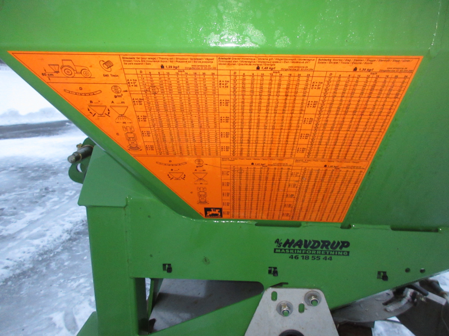 5866 Amazone E+S 300 Anbaustreuer Salz Sand