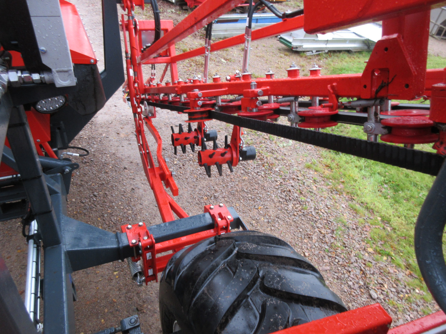 5896 Dewulf GBC carrot harvester with bunker