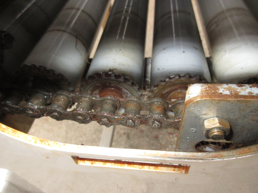 5912 EKKO Verlesetisch 2000x500 mm Edelstahl