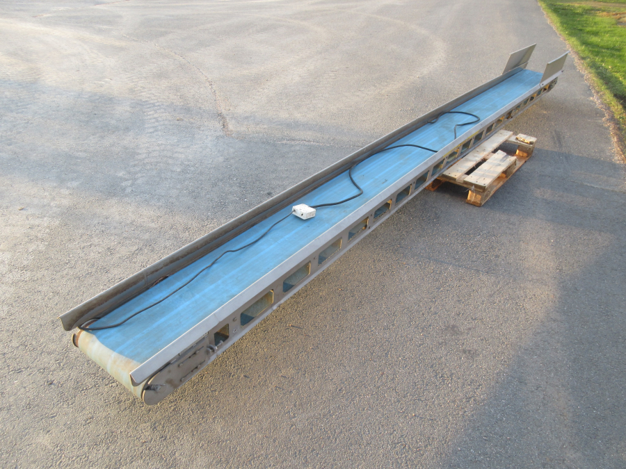 6021 EMVE Förderband Edelstahl 5500x350 mm