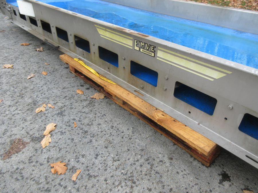 6055 EMVE conveyor belt 4700x800 mm STAINLESS STEEL