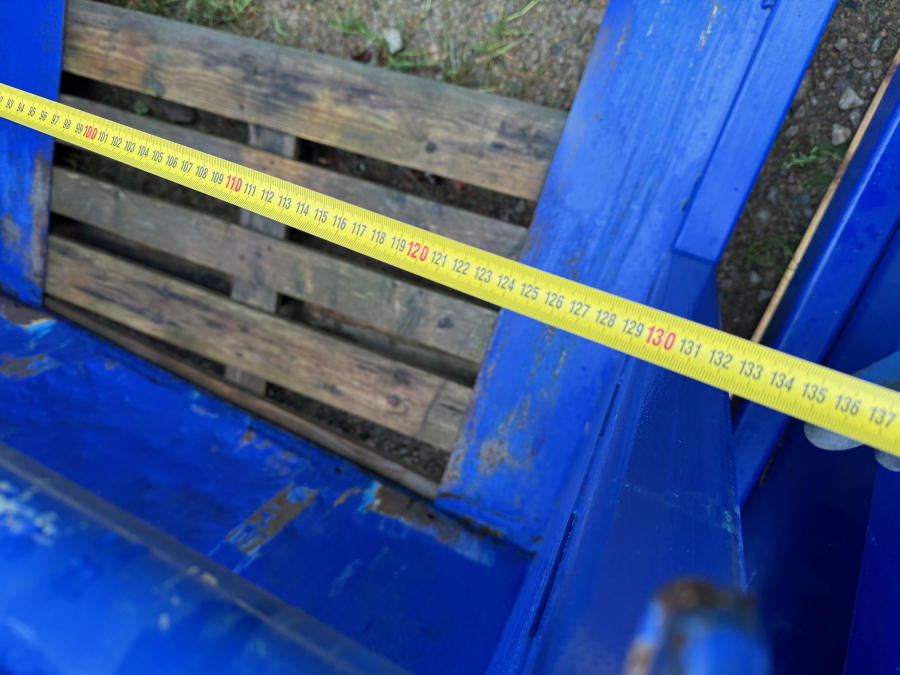 6090 EMVE box turner 1250 mm wide boxes