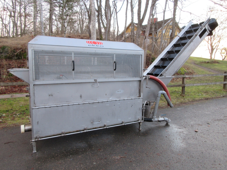 6108 EKKO EM1320 potato washer stainless steel