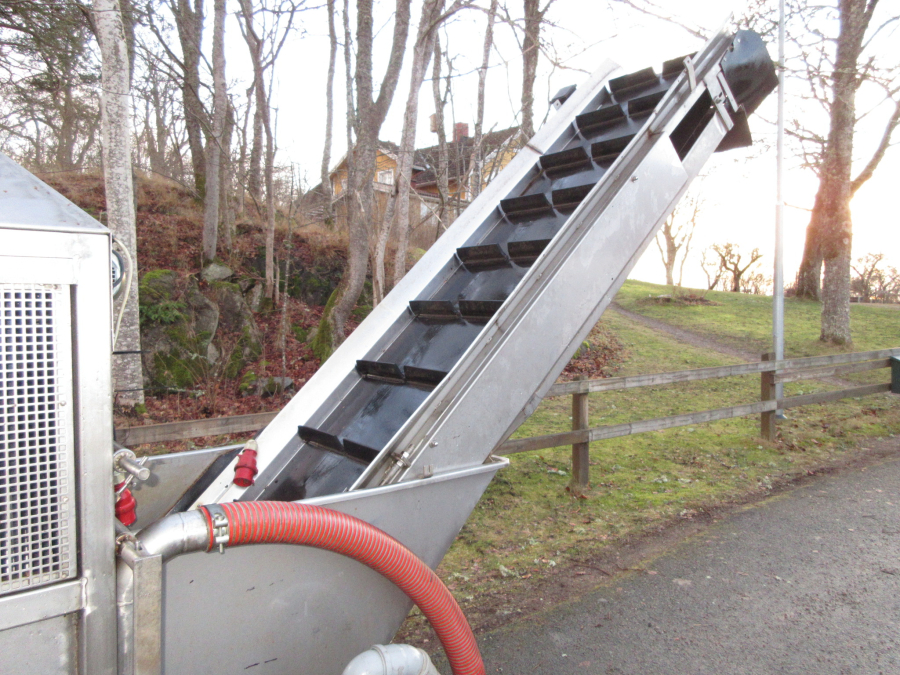 6108 EKKO EM1320 potato washer stainless steel