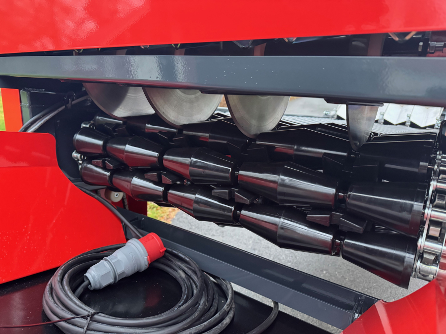 6110 Dewulf Miedema PGS Saatgut Schneidemaschinen