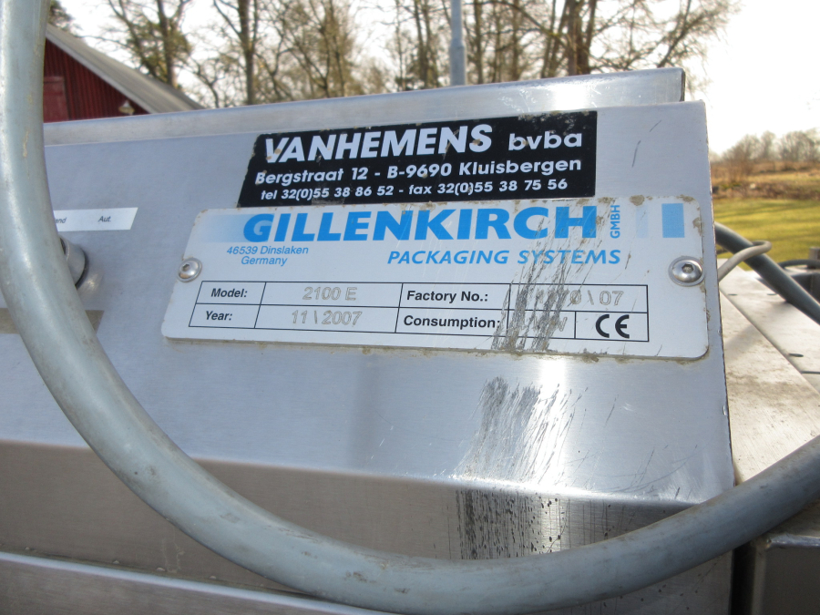 6116 Gillenkirch 2100 E Horisontelle Verpackungsmaschine