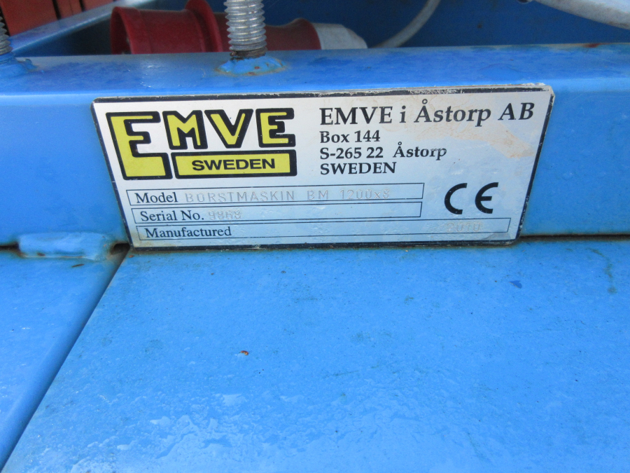 6126 Emve Bürstenmaschine 1200 mm 8 borstar