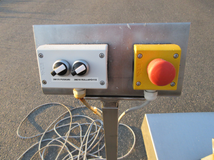 6176 PPM roller inspection table stainless steel