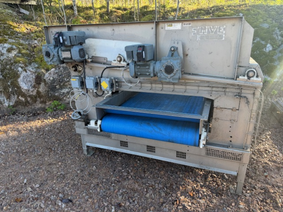6196 EMVE screen grader webgrader 1200 mm Stainless steel