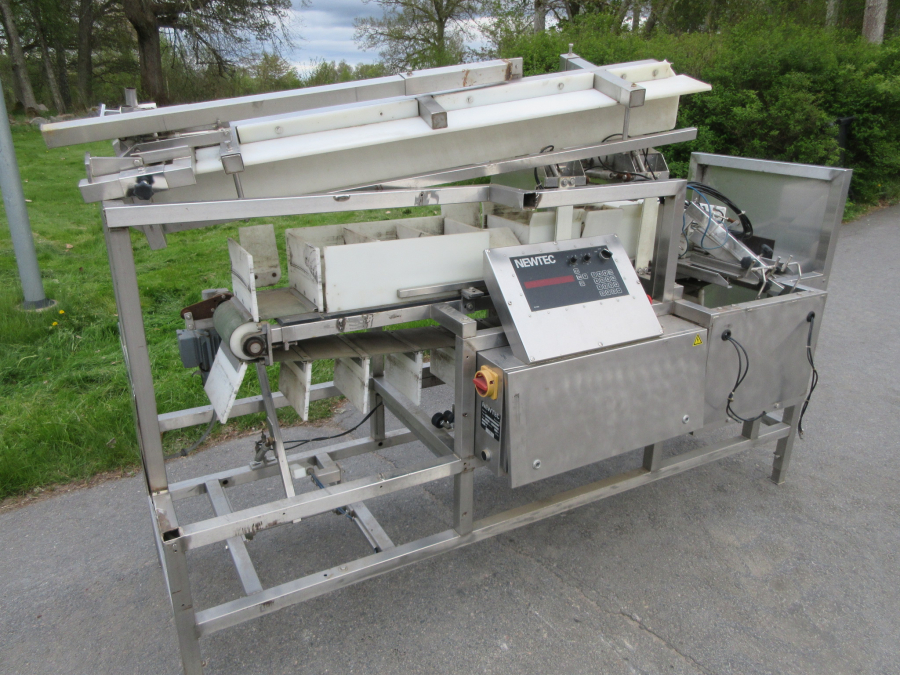 6235 Newtec NBM 50 Denester and punnet filler