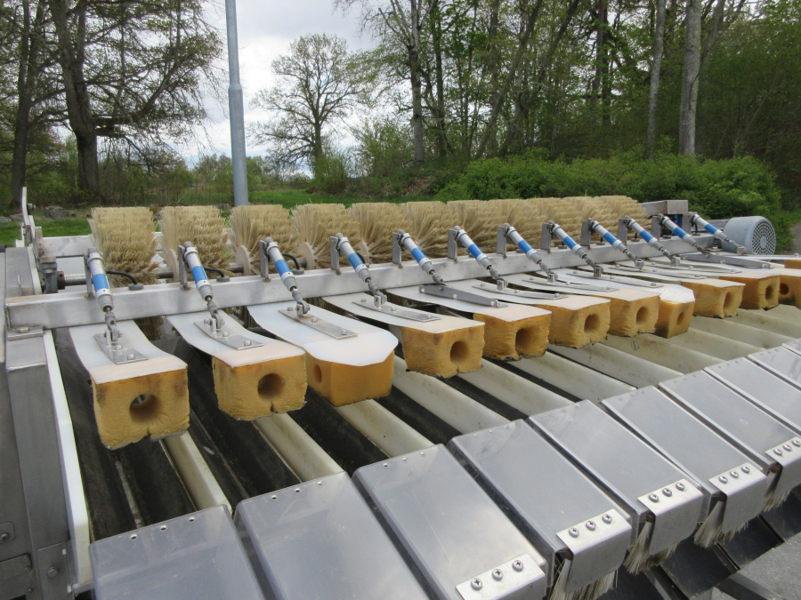 6236 Newtec + Gillenkirch Verpackungslinie für Apfel Äpfel