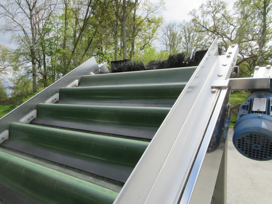 6236 Newtec + Gillenkirch Verpackungslinie für Apfel Äpfel