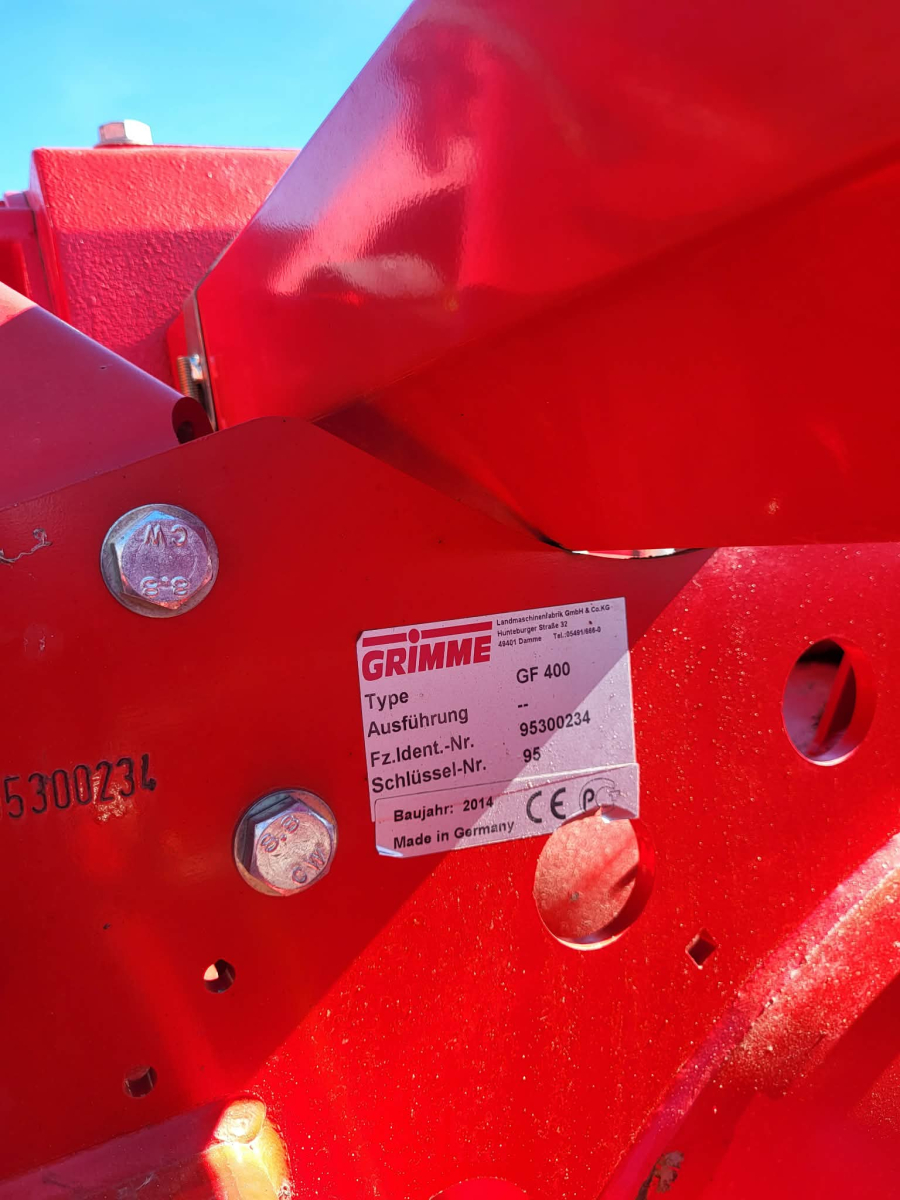 6283 Grimme rotary hiller GF400 4x75 cm