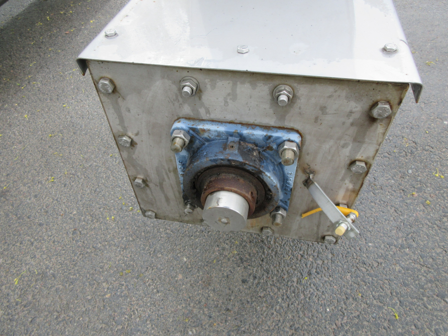 6291 screw feeder auger  6400x250 mm Stainles steel 