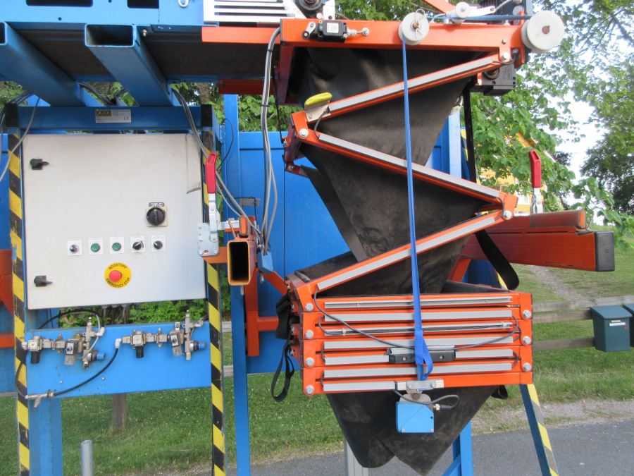 6302 EMVE double big bag filler with elevator