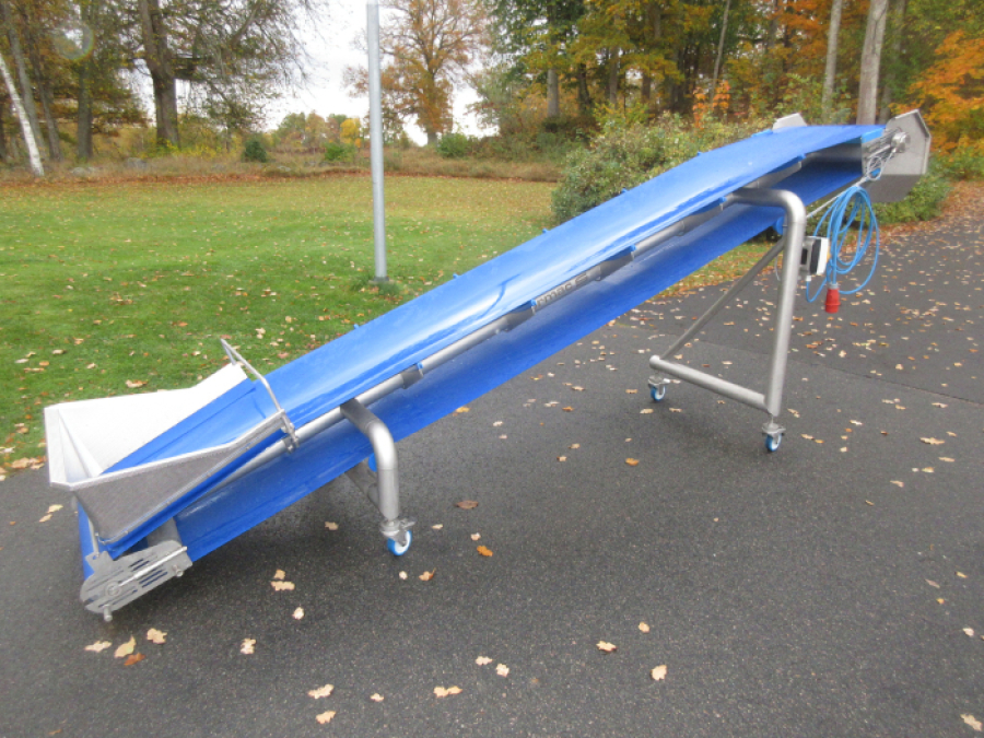 6306 Sormac TBT-60 conveyor for leafy vegetables