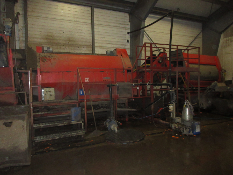 6318 EKKO washing line with polisher for root vegetables