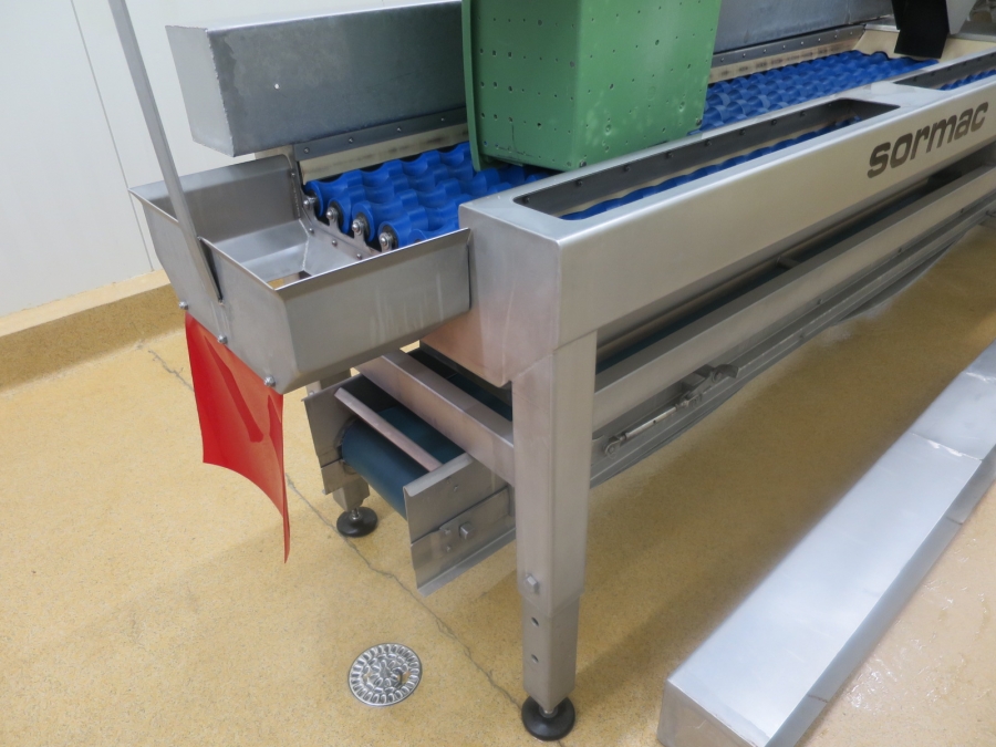 3561 SORMAC Zwiebelschälmaschine Komplettes linie