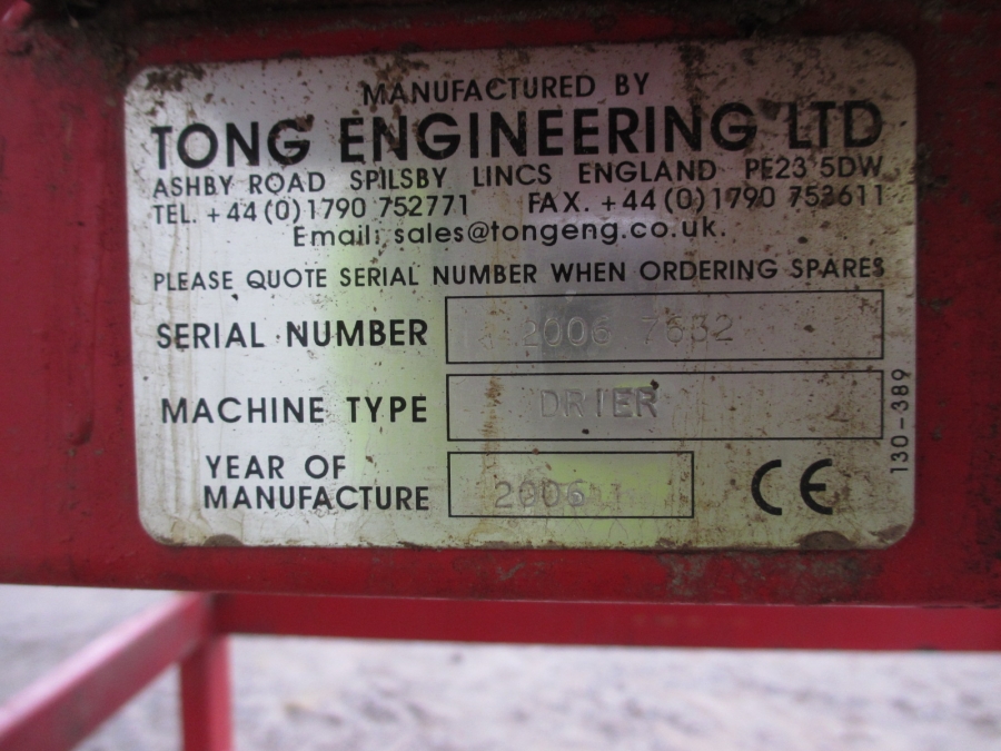 3743 Tong felt drier table
