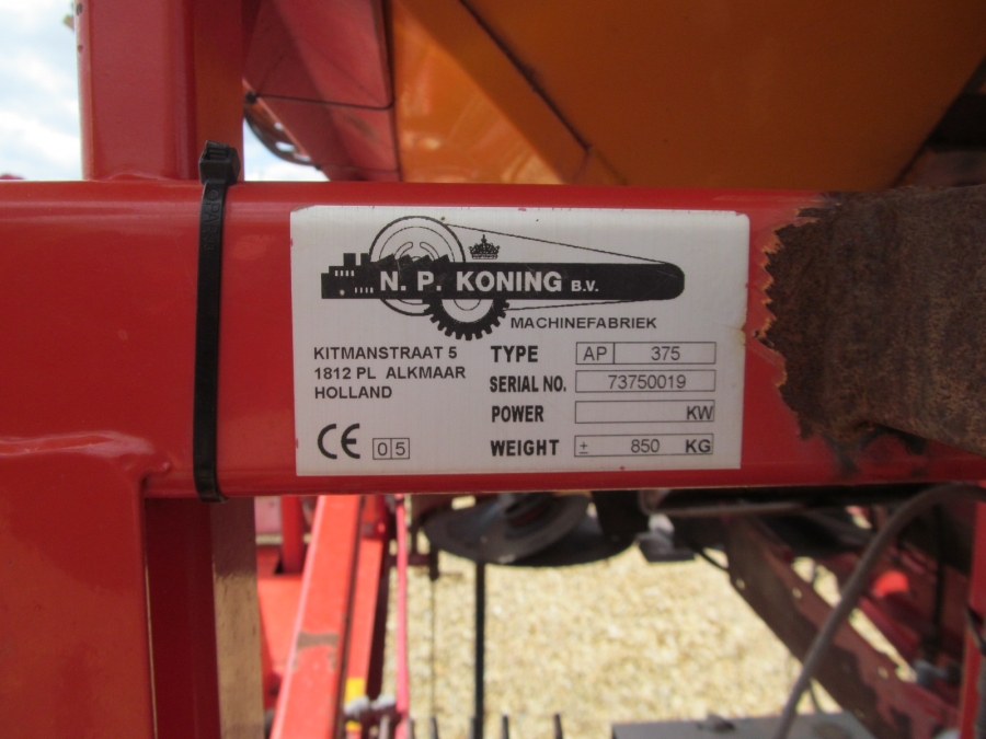 3789 Koningsplanter Kartoffelpflanzmaschine 2 Reihen modelle AP 375 
