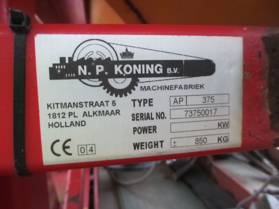 3809 Koningsplanter Kartoffelpflanzmaschine 2 Reihen modelle AP 375 